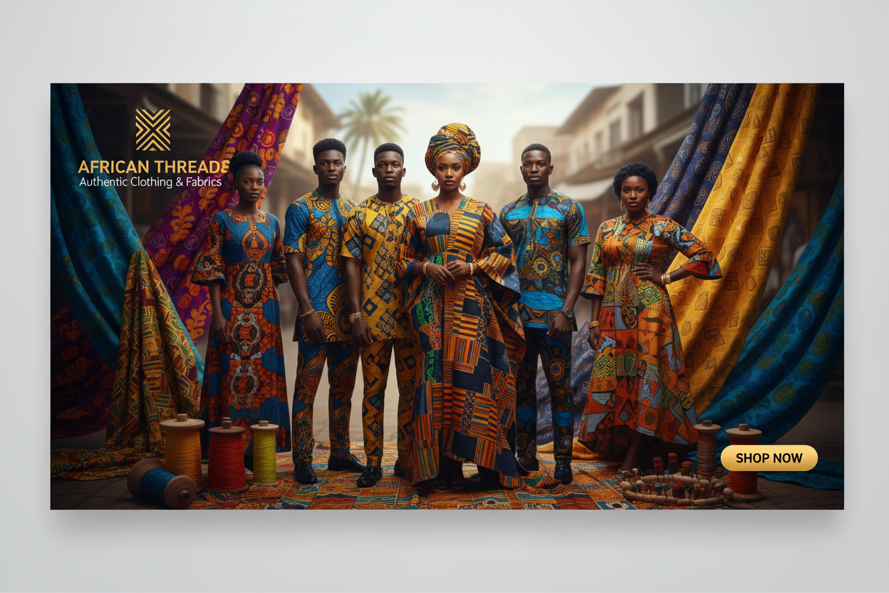 Clothing & Fabrics Banner